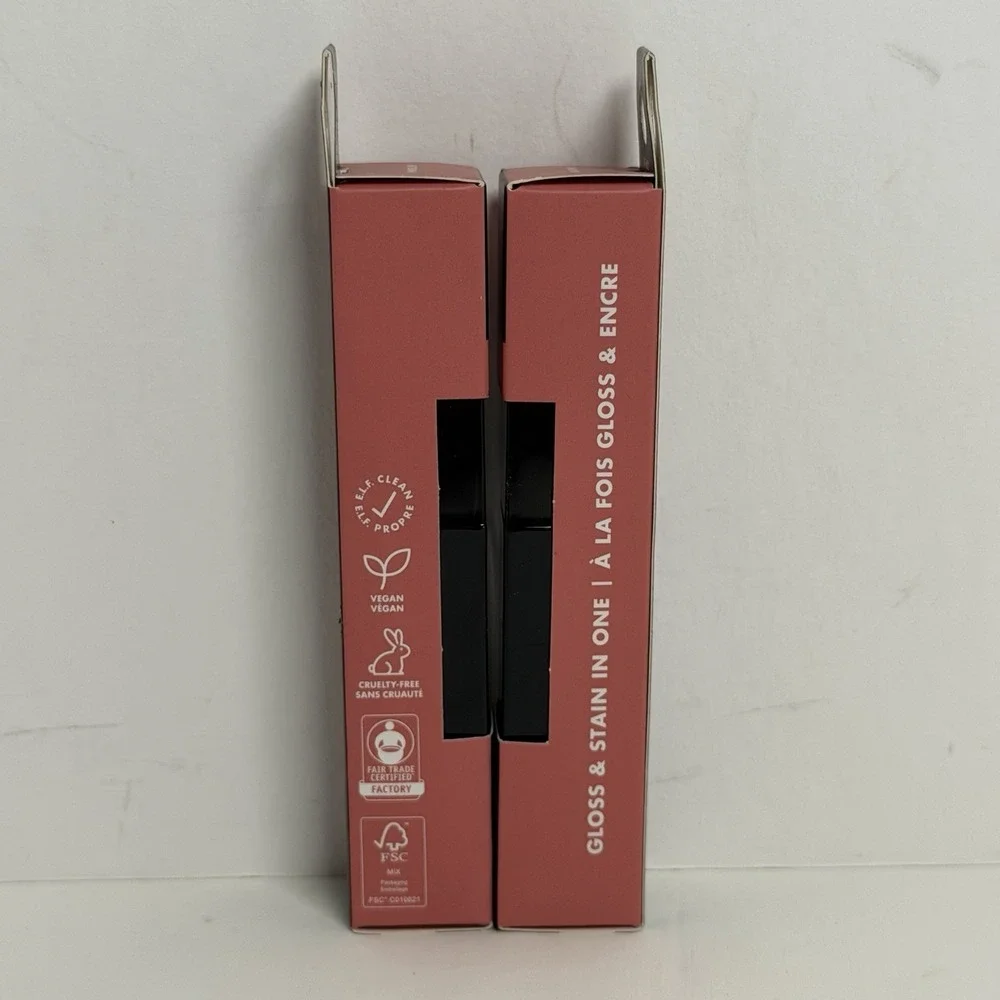 Elf Glossy Lip Stain 81682 Pinkies Up Lot Of 2